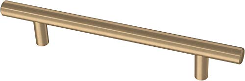 Franklin Brass Solid Bar (10-Pack) Cabinet Handles 5-1/16" Champagne Bronze Cabinet Pulls Handles for Cabinets and Drawers Cabinet Hardware Dresser Handles Gold Drawer Pulls P01026Z-CZ-B