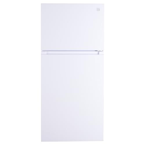 Kenmore 30 in. 18.1 cu. ft. Capacity Refrigerator/Freezer with Adjustable Glass Shelving, Humidity Control Crispers, Ice Maker, ENERGY STAR Certified, White