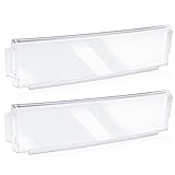 [Upgraded] WR71X10761 Fridge Shelf Trim (Clear) for GE Refrigerators, Door Shelf Insert Module Replacement Part, Replaces WR71X10289, AP4327432 (2 Pack)