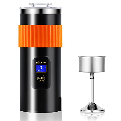 Sulypo Coffee machine, mini coffee maker,percolator,espresso cooker electric, single cup coffee maker,cafetera,one cup pod coffee brewer,stainless steel AC black