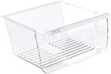 Upgraded Lifetime Appliance Parts 2188656 Crisper Bin (Upper) Compatible with Whirlpool Refrigerator | Fridge Drawers | Kenmore Refrigerator Parts | Whirlpool Shelf Replacement - WP2188656