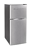 Frigidaire EFR451 2 Door Refrigerator/Freezer, 4.6 cu ft, Platinum Series, Stainless Steel, Double