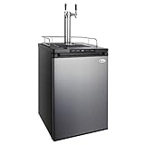 Kegco K309SS-2 24" Wide Homebrew Dual Tap Stainless Steel Digital Kegerator