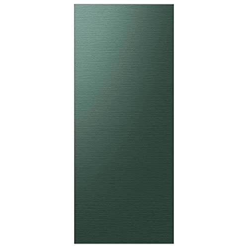 SAMSUNG Emerald Green Steel BESPOKE 3-Door French Door Refrigerator Top Panel