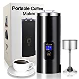 Sulypo Single serve coffee maker, travel percolator electric,travel coffee maker,travel mug coffee pot electric,one cup pod coffee brewer,8oz,coffee machine,304 stainless steel 110 volts AC