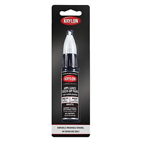 Krylon Appliance Touch Up Paint Pen, 0.5 oz, White