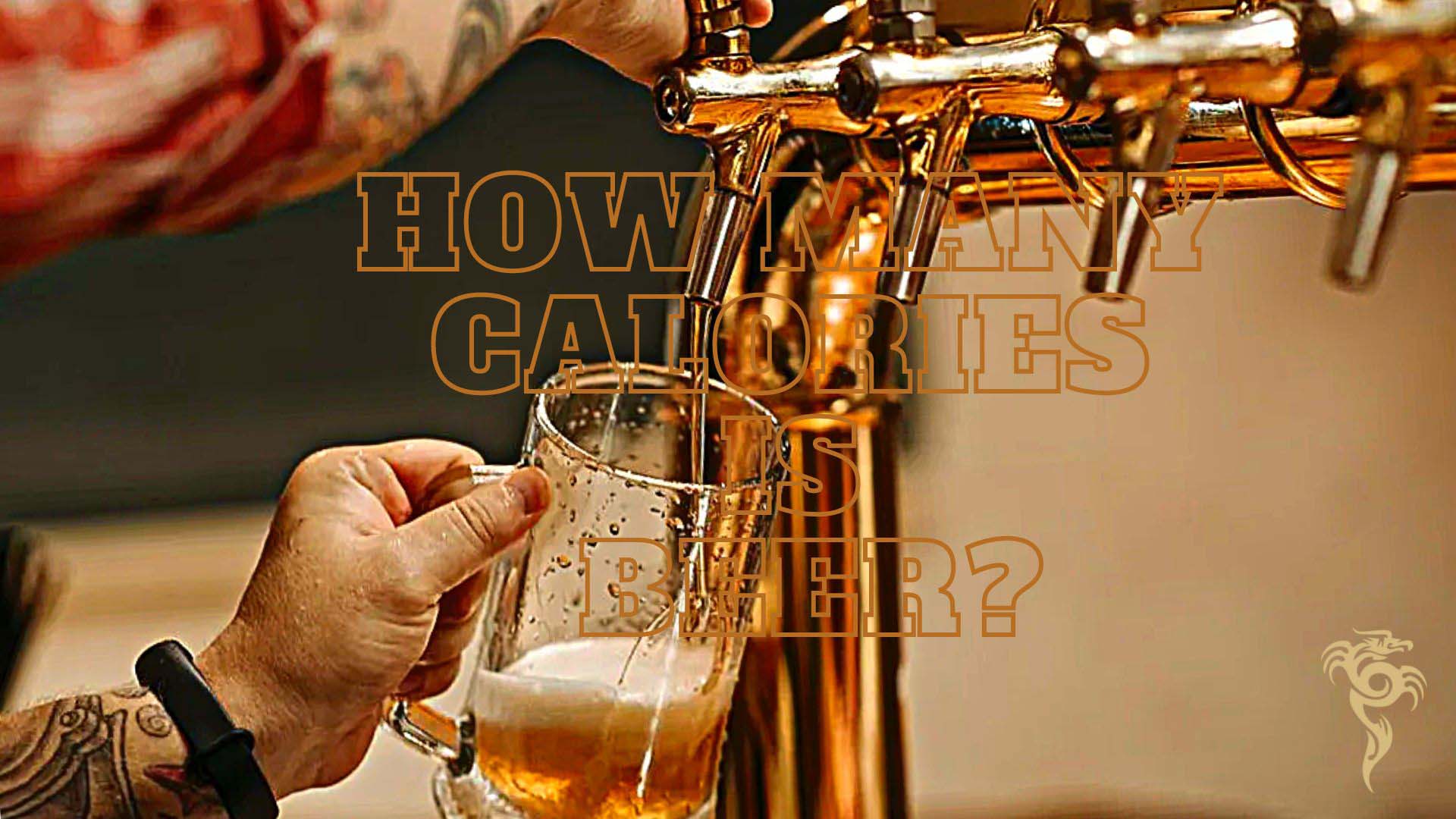 how many calories is beer