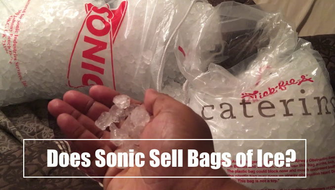 Does Sonic Sell Bags of Ice