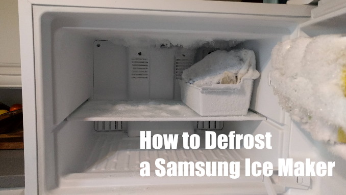 How to Defrost a Samsung Ice Maker
