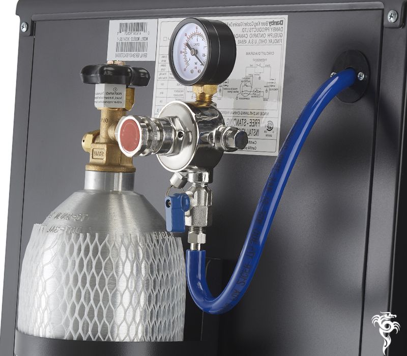 Should a CO2 tank be inside or outside of the Kegerator