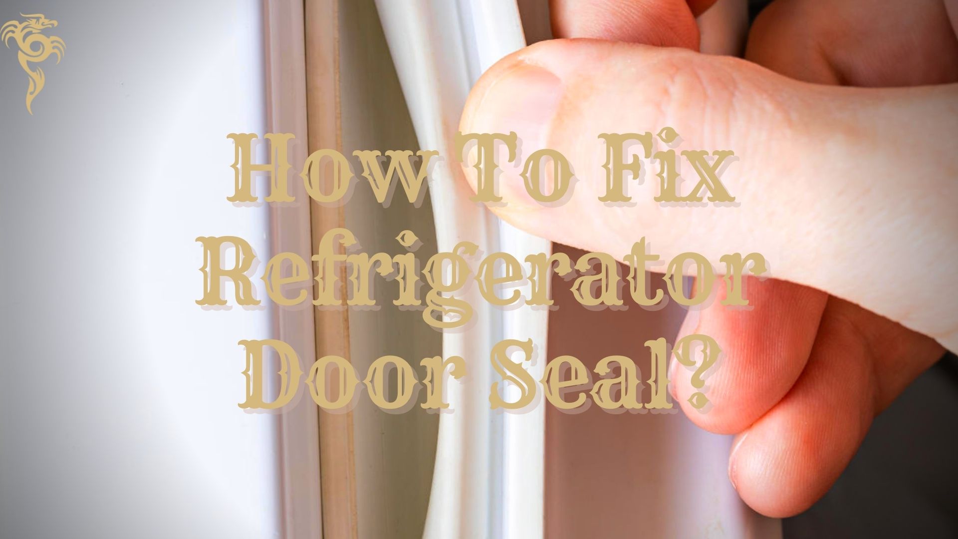 How To Fix Refrigerator Door Seal
