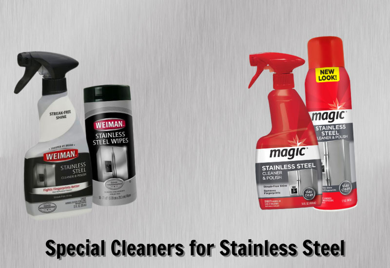Special cleaners for stainless steel