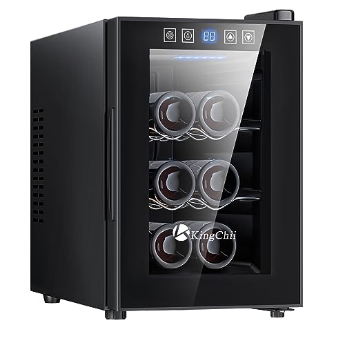 Best Dual Zone Thermoelectric Wine Refrigerator 2024 The Phoenix   Kingchii 6 Bottle Thermoelectric Wine Cooler Refrigerator Advanced Cooling 