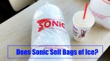 Does Sonic Sell Bags of Ice