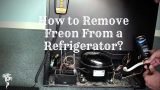 How to Remove Freon From a Refrigerator?